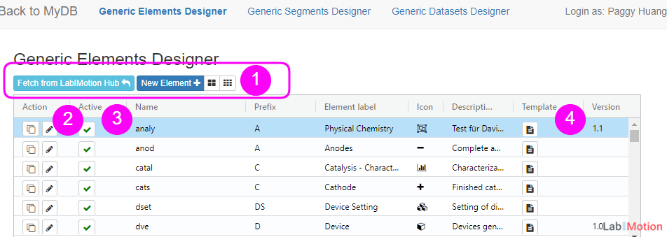 Designer - Generic Element