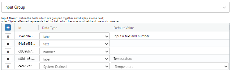 LabIMotion - Input Group