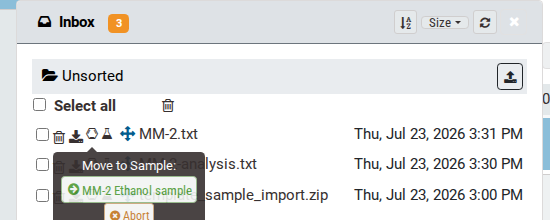 Move to Sample